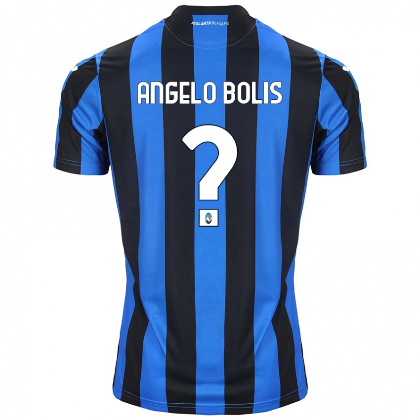 Herren Tommaso Angelo Bolis #0 Blau Schwarz Heimtrikot Trikot 2024/25 T-Shirt