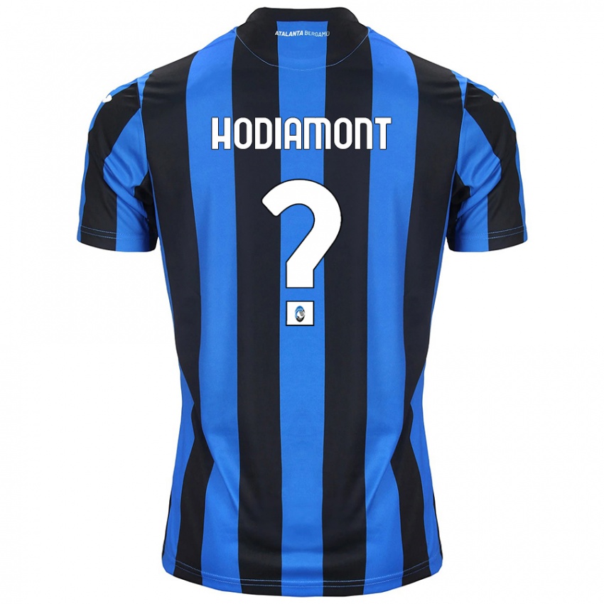 Herren Lyam Hodiamont #0 Blau Schwarz Heimtrikot Trikot 2024/25 T-Shirt