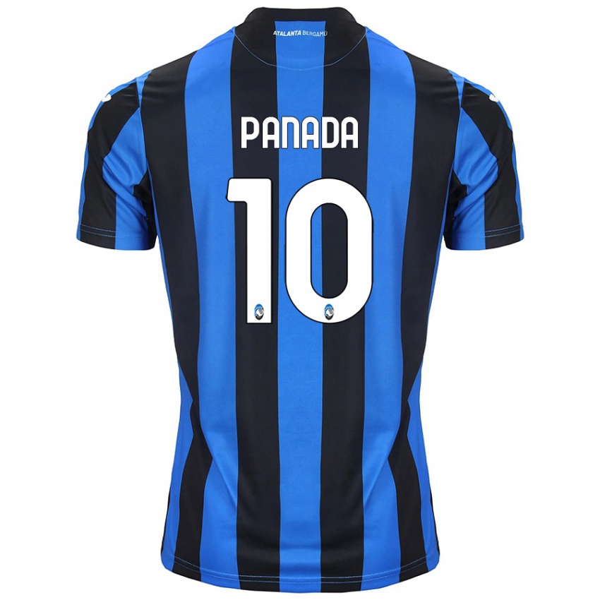 Herren Simone Panada #10 Blau Schwarz Heimtrikot Trikot 2024/25 T-Shirt