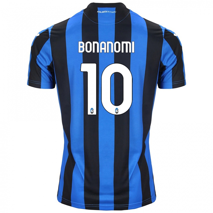 Herren Andrea Bonanomi #10 Blau Schwarz Heimtrikot Trikot 2024/25 T-Shirt