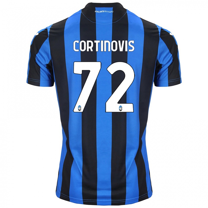 Herren Alessandro Cortinovis #72 Blau Schwarz Heimtrikot Trikot 2024/25 T-Shirt