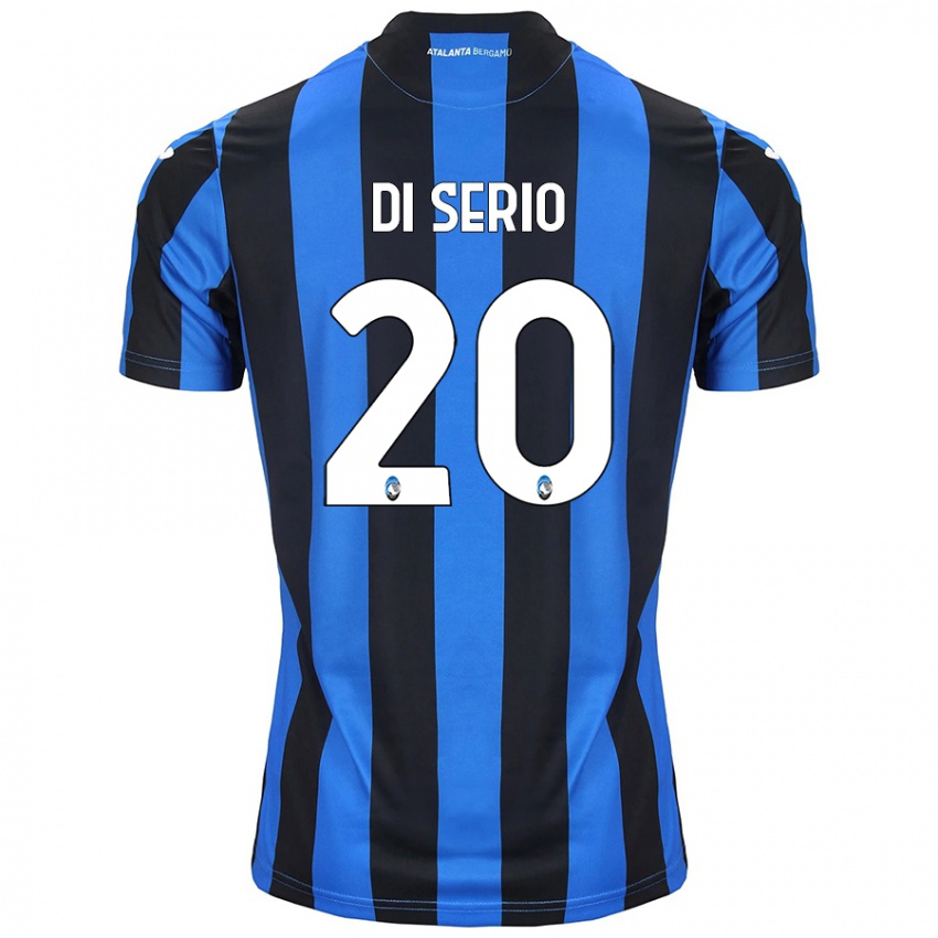 Herren Giuseppe Di Serio #20 Blau Schwarz Heimtrikot Trikot 2024/25 T-Shirt