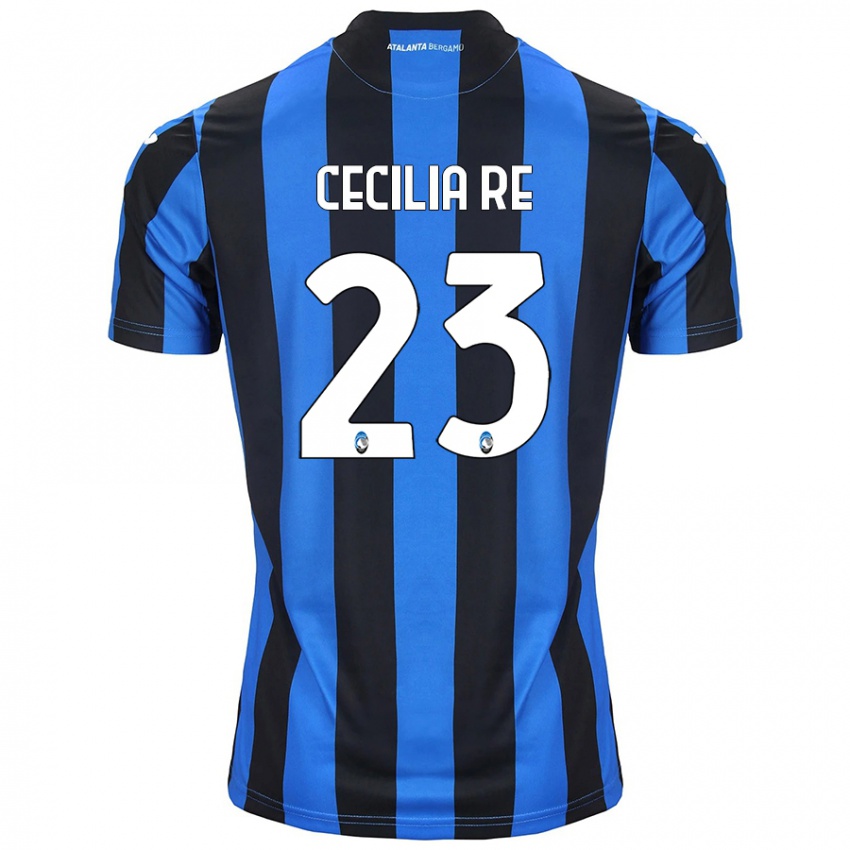 Herren Cecilia Re #23 Blau Schwarz Heimtrikot Trikot 2024/25 T-Shirt