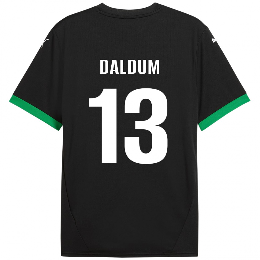 Herren Sonosi Daldum #13 Schwarz Dunkelgrün Heimtrikot Trikot 2024/25 T-Shirt