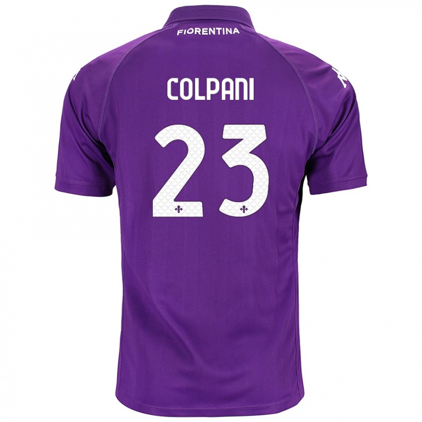 Herren Andrea Colpani #23 Violett Heimtrikot Trikot 2024/25 T-Shirt