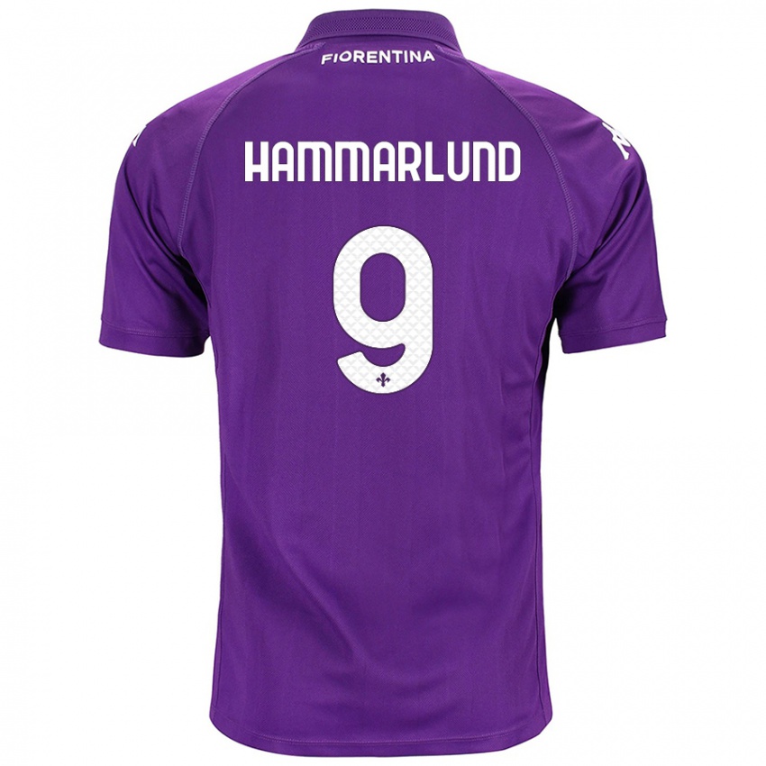 Herren Pauline Hammarlund #9 Violett Heimtrikot Trikot 2024/25 T-Shirt