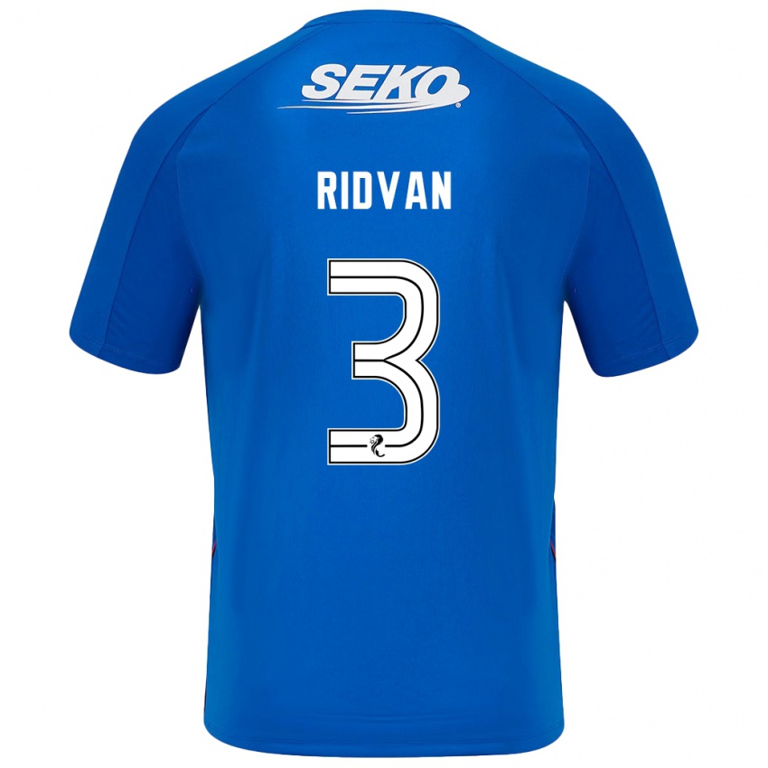 Herren Rıdvan Yılmaz #3 Dunkelblau Heimtrikot Trikot 2024/25 T-Shirt