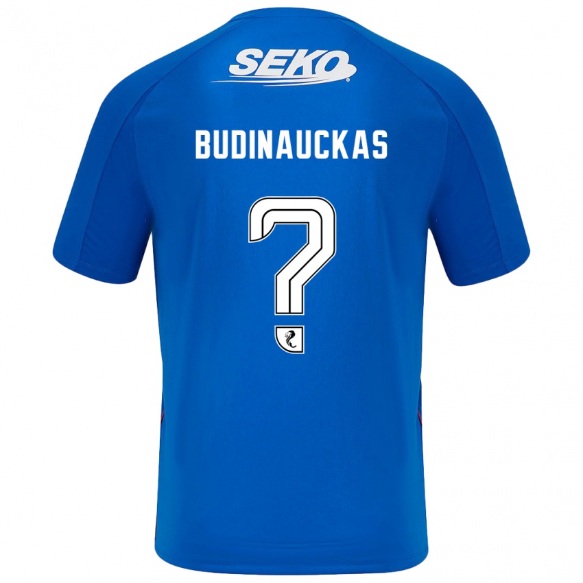 Herren Lewis Budinauckas #0 Dunkelblau Heimtrikot Trikot 2024/25 T-Shirt