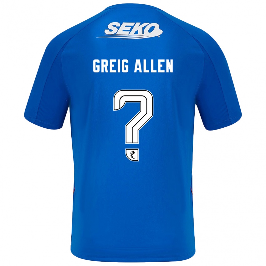 Herren Greig Allen #0 Dunkelblau Heimtrikot Trikot 2024/25 T-Shirt