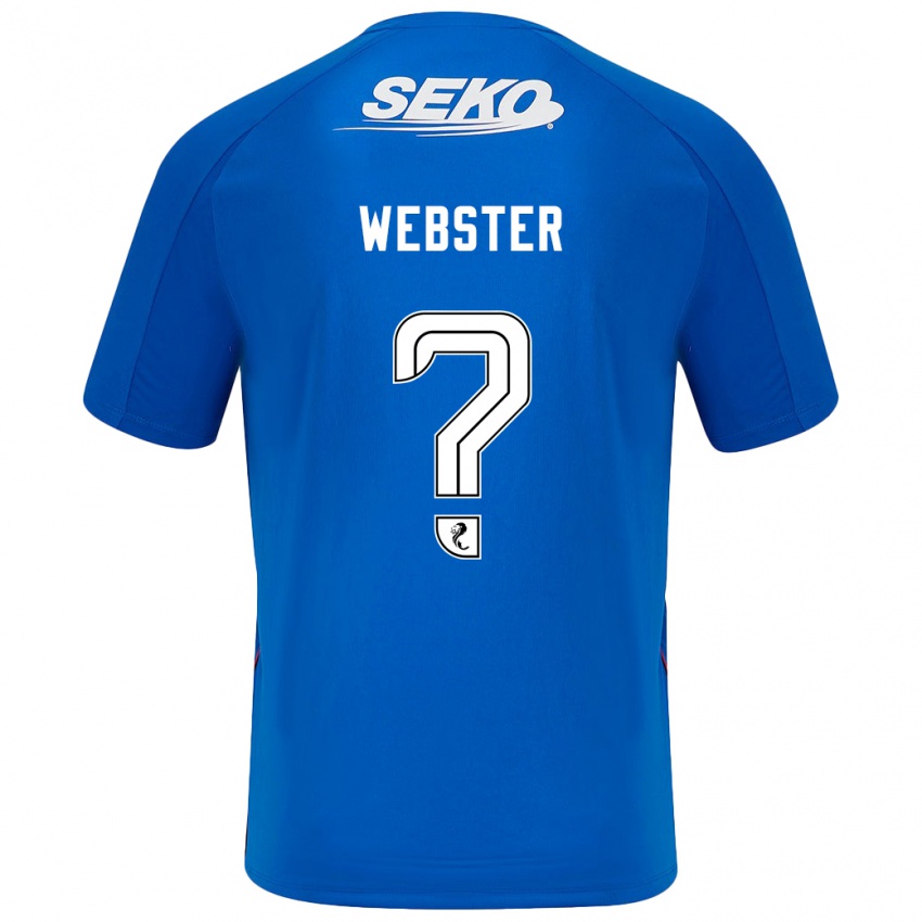 Herren Kristian Webster #0 Dunkelblau Heimtrikot Trikot 2024/25 T-Shirt