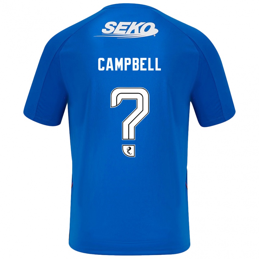 Herren Connor Campbell #0 Dunkelblau Heimtrikot Trikot 2024/25 T-Shirt