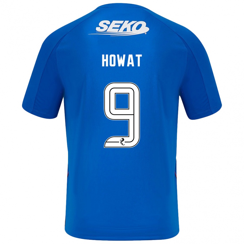 Herren Kirsty Howat #9 Dunkelblau Heimtrikot Trikot 2024/25 T-Shirt