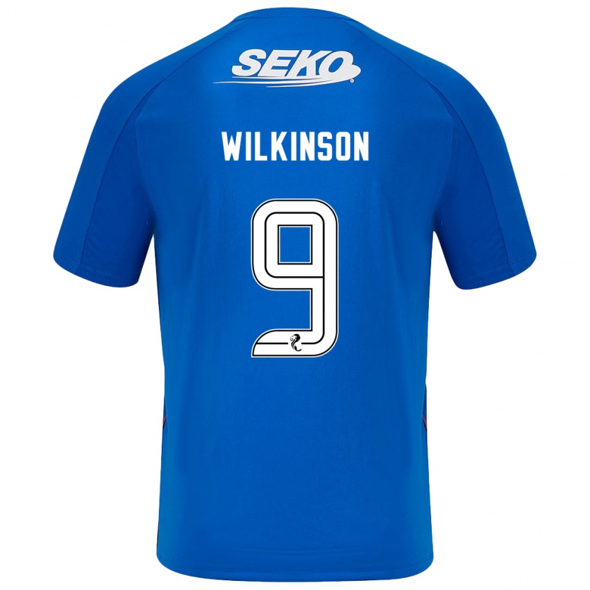 Herren Katie Wilkinson #9 Dunkelblau Heimtrikot Trikot 2024/25 T-Shirt