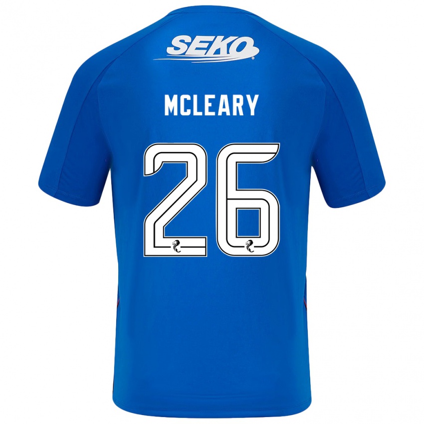 Herren Jodi Mcleary #26 Dunkelblau Heimtrikot Trikot 2024/25 T-Shirt