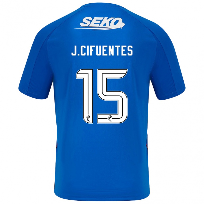 Herren José Cifuentes #15 Dunkelblau Heimtrikot Trikot 2024/25 T-Shirt