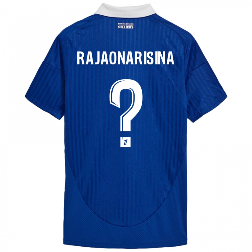 Herren Noah Rajaonarisina #0 Blau Weiß Heimtrikot Trikot 2024/25 T-Shirt