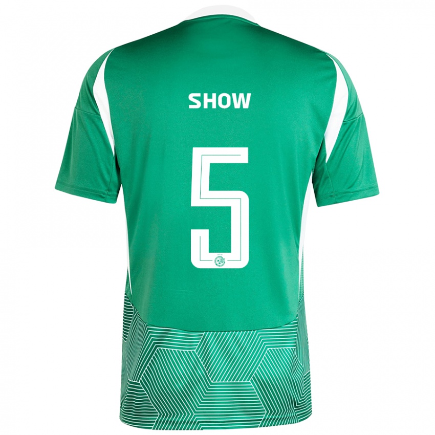 Herren Show #5 Grün Weiß Heimtrikot Trikot 2024/25 T-Shirt