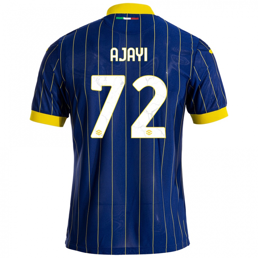 Herren Junior Ajayi #72 Blau Gelb Heimtrikot Trikot 2024/25 T-Shirt