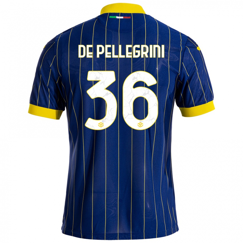 Herren Erika De Pellegrini #36 Blau Gelb Heimtrikot Trikot 2024/25 T-Shirt