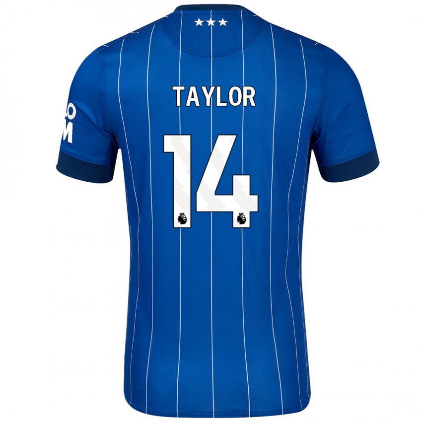 Herren Jack Taylor #14 Marineblau Heimtrikot Trikot 2024/25 T-Shirt