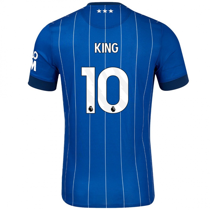 Herren Eloise King #10 Marineblau Heimtrikot Trikot 2024/25 T-Shirt