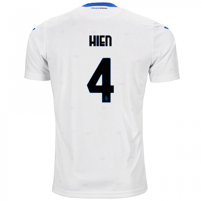 Herren Isak Hien #4 Weiß Auswärtstrikot Trikot 2024/25 T-Shirt