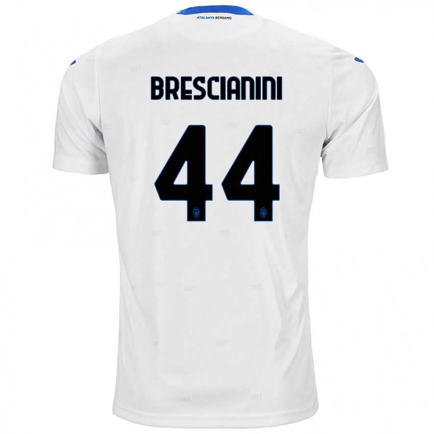 Herren Marco Brescianini #44 Weiß Auswärtstrikot Trikot 2024/25 T-Shirt