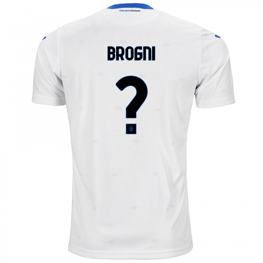 Herren Giorgio Brogni #0 Weiß Auswärtstrikot Trikot 2024/25 T-Shirt