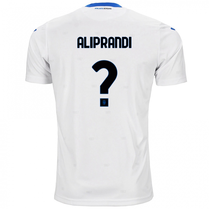 Herren Mattia Aliprandi #0 Weiß Auswärtstrikot Trikot 2024/25 T-Shirt