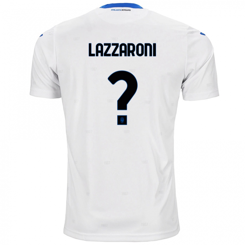 Herren Andrea Lazzaroni #0 Weiß Auswärtstrikot Trikot 2024/25 T-Shirt