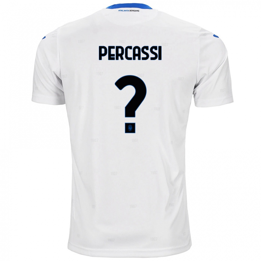 Herren Giovanni Percassi #0 Weiß Auswärtstrikot Trikot 2024/25 T-Shirt