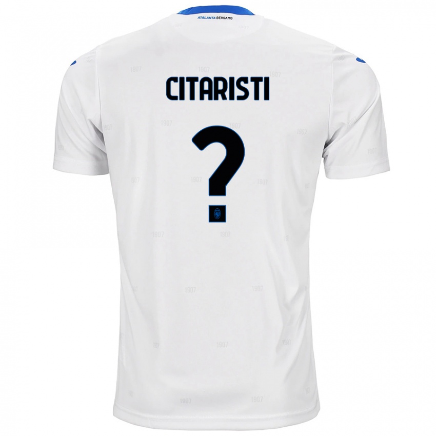 Herren Christian Citaristi #0 Weiß Auswärtstrikot Trikot 2024/25 T-Shirt