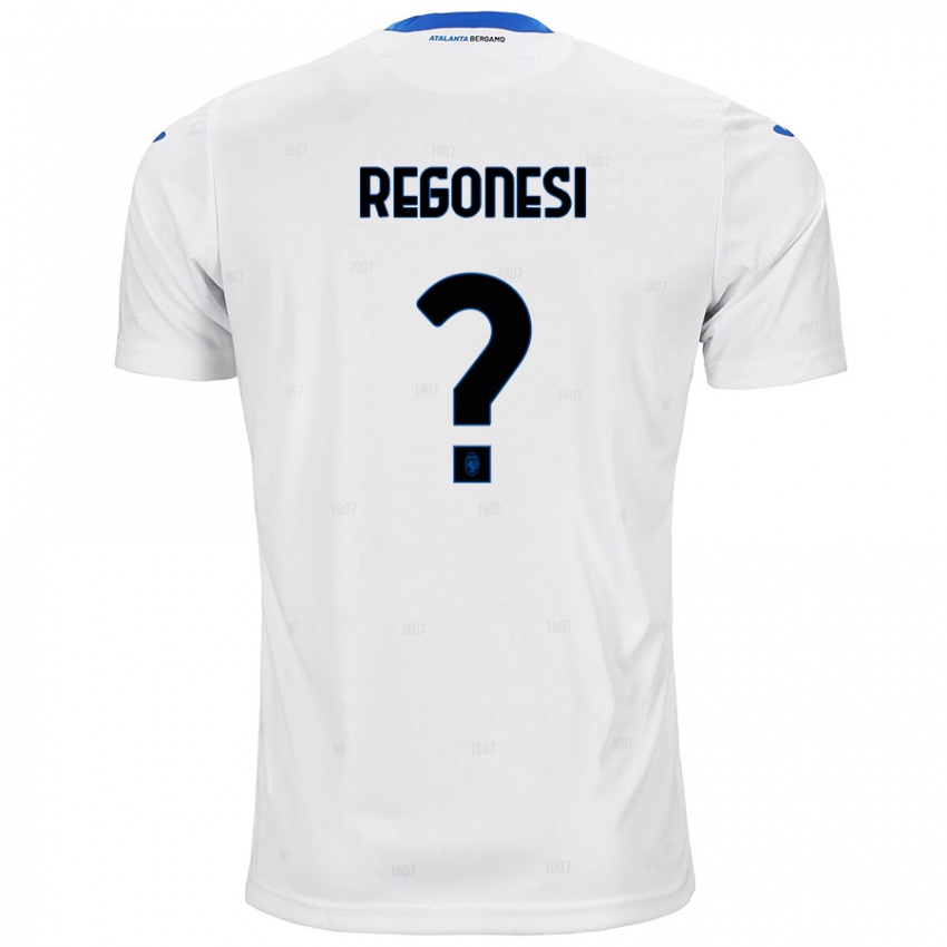 Herren Nicolò Regonesi #0 Weiß Auswärtstrikot Trikot 2024/25 T-Shirt