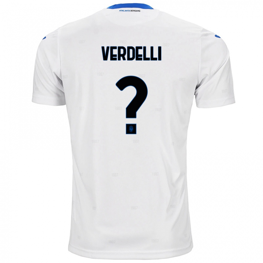 Herren Davide Verdelli #0 Weiß Auswärtstrikot Trikot 2024/25 T-Shirt