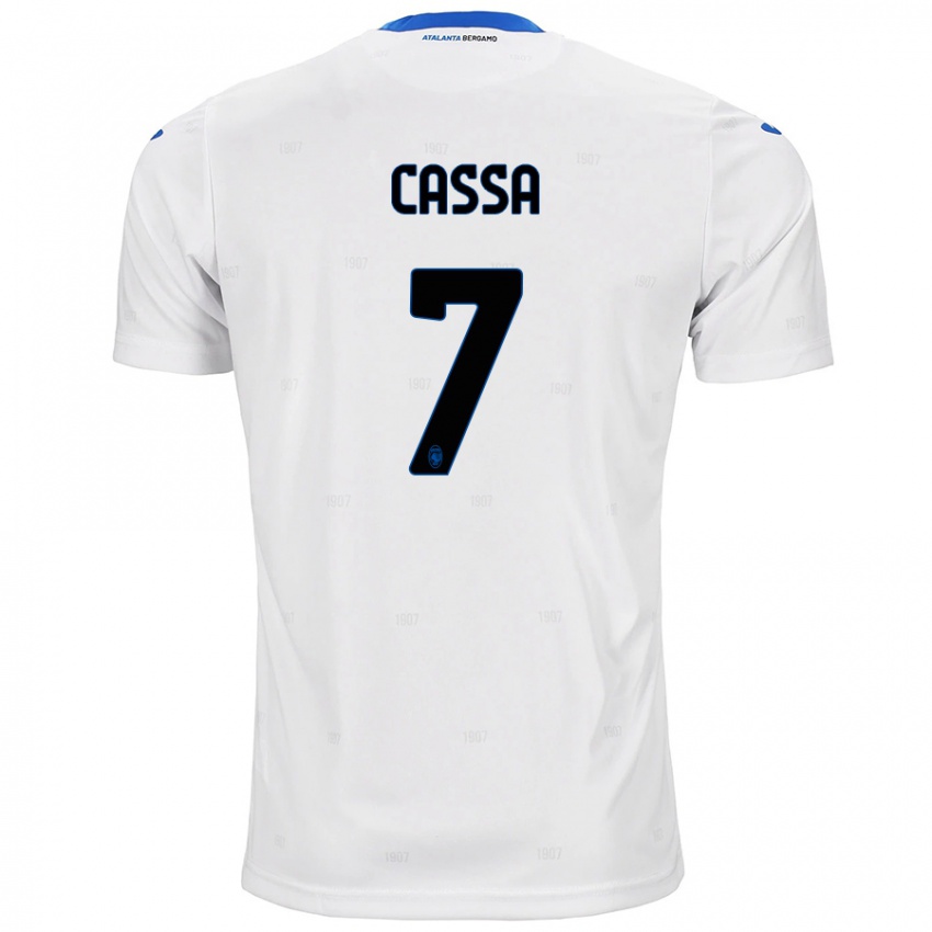 Herren Federico Cassa #7 Weiß Auswärtstrikot Trikot 2024/25 T-Shirt