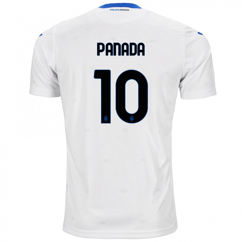 Herren Simone Panada #10 Weiß Auswärtstrikot Trikot 2024/25 T-Shirt