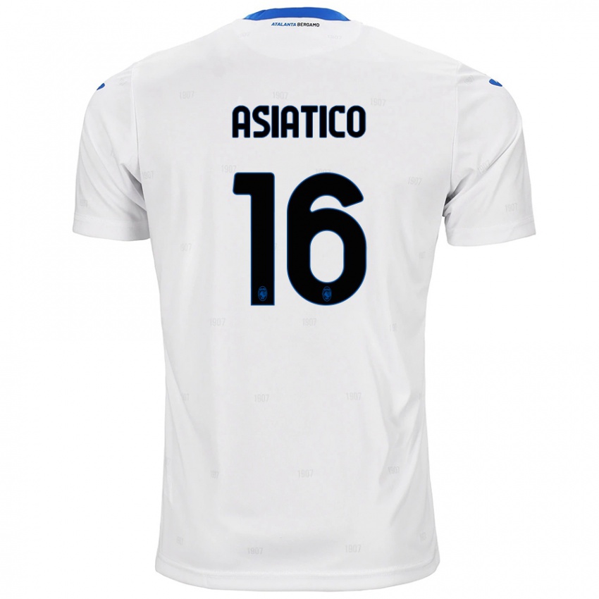 Herren Pietro Asiatico #16 Weiß Auswärtstrikot Trikot 2024/25 T-Shirt