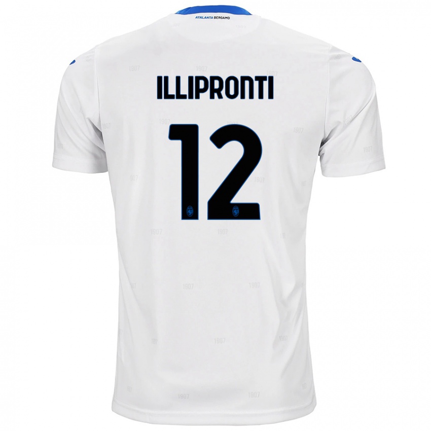 Herren Filippo Illipronti #12 Weiß Auswärtstrikot Trikot 2024/25 T-Shirt