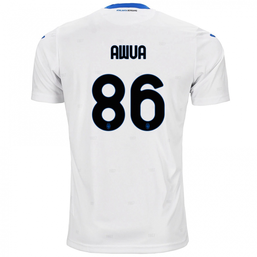 Herren Theophilus Awua #86 Weiß Auswärtstrikot Trikot 2024/25 T-Shirt