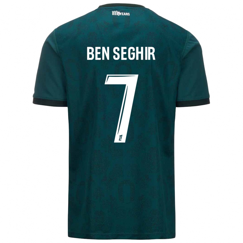 Herren Eliesse Ben Seghir #7 Dunkelgrün Auswärtstrikot Trikot 2024/25 T-Shirt