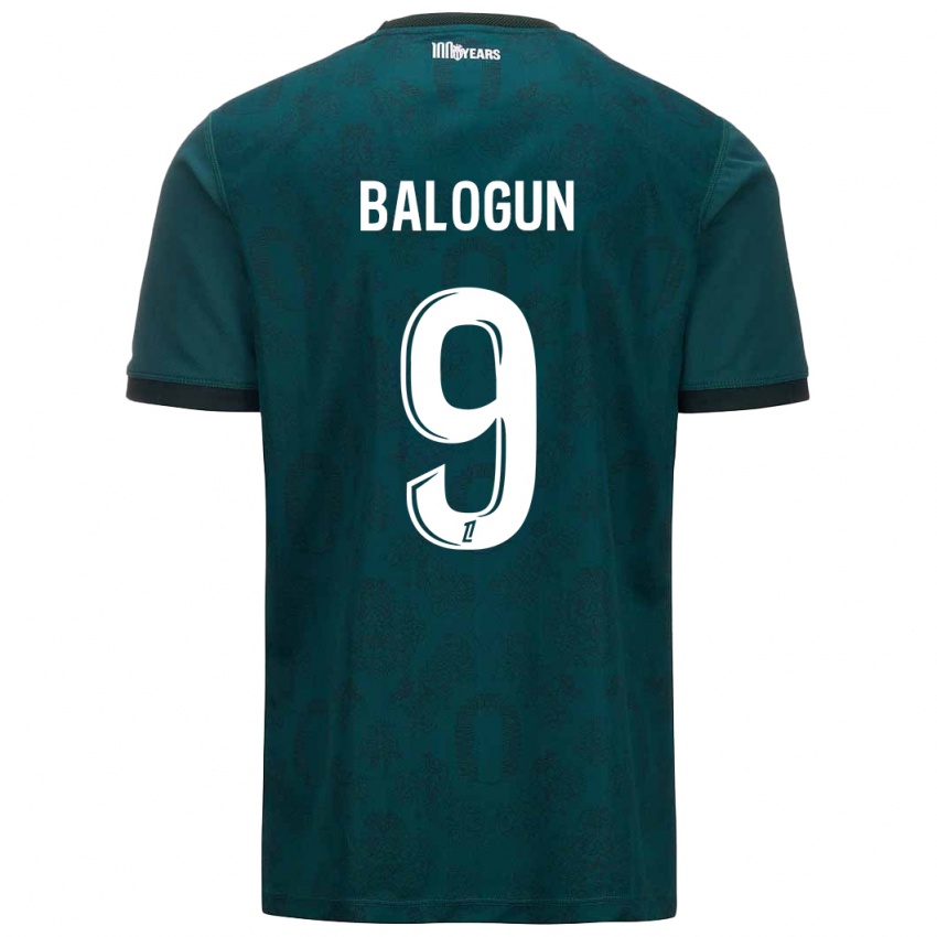 Herren Folarin Balogun #9 Dunkelgrün Auswärtstrikot Trikot 2024/25 T-Shirt