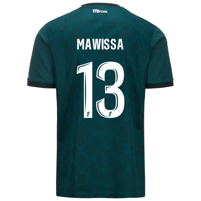 Herren Christian Mawissa Elebi #13 Dunkelgrün Auswärtstrikot Trikot 2024/25 T-Shirt