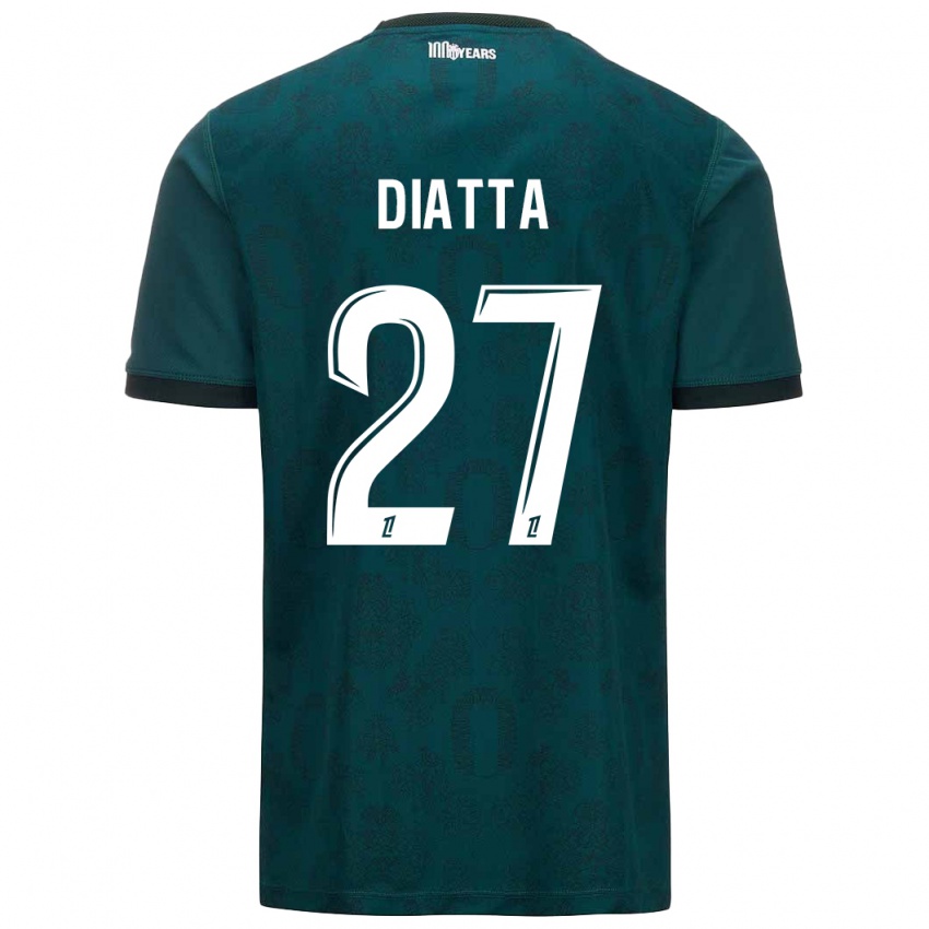 Herren Krépin Diatta #27 Dunkelgrün Auswärtstrikot Trikot 2024/25 T-Shirt