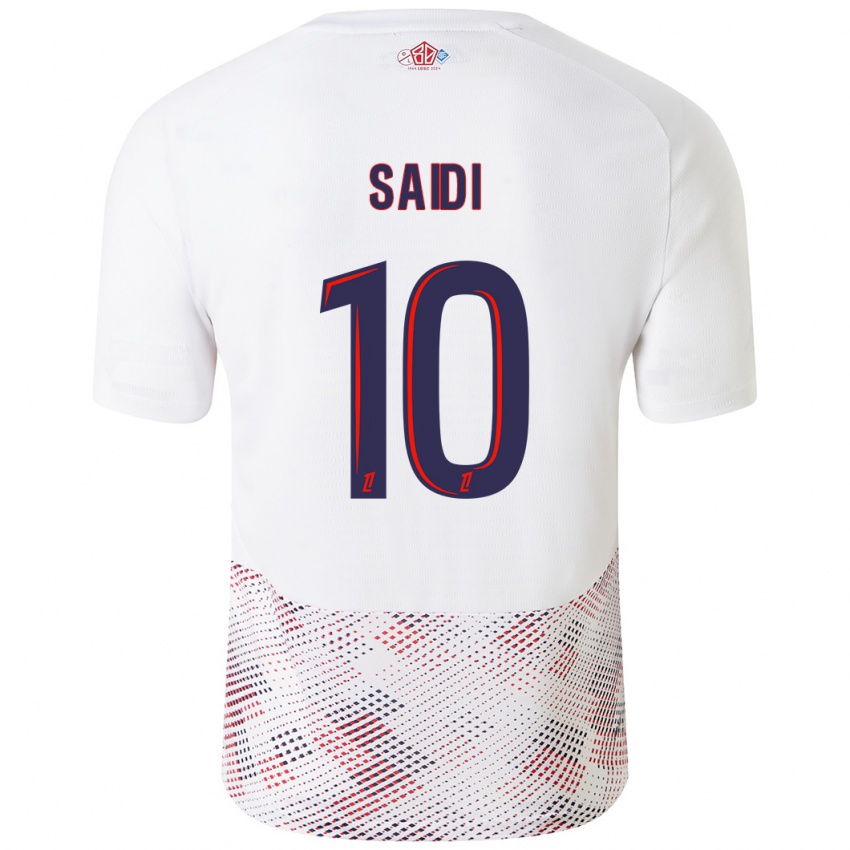 Herren Rachel Saidi #10 Weiß Königsblau Auswärtstrikot Trikot 2024/25 T-Shirt