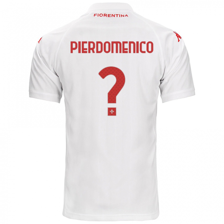 Herren Jacopo Di Pierdomenico #0 Weiß Auswärtstrikot Trikot 2024/25 T-Shirt