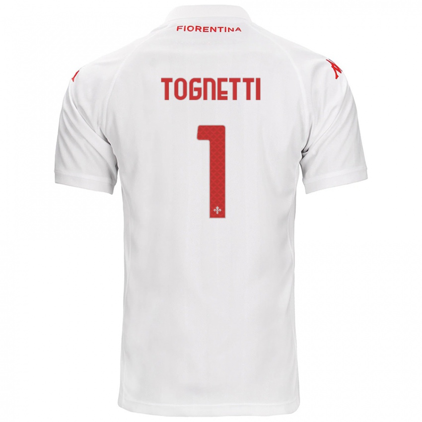 Herren Laerte Tognetti #1 Weiß Auswärtstrikot Trikot 2024/25 T-Shirt