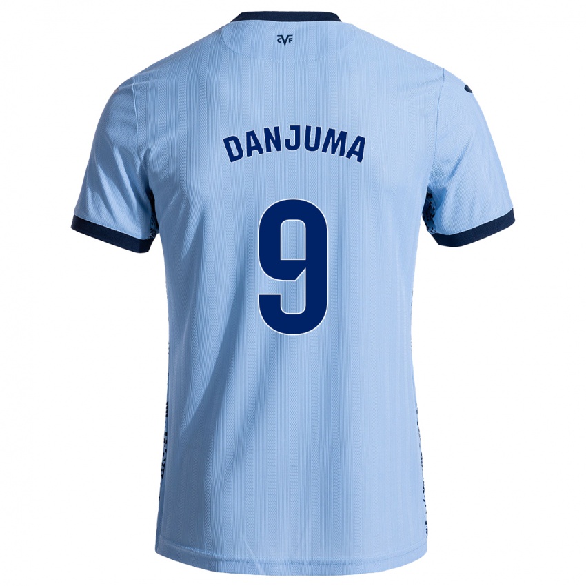 Herren Arnaut Danjuma #9 Himmelblau Auswärtstrikot Trikot 2024/25 T-Shirt