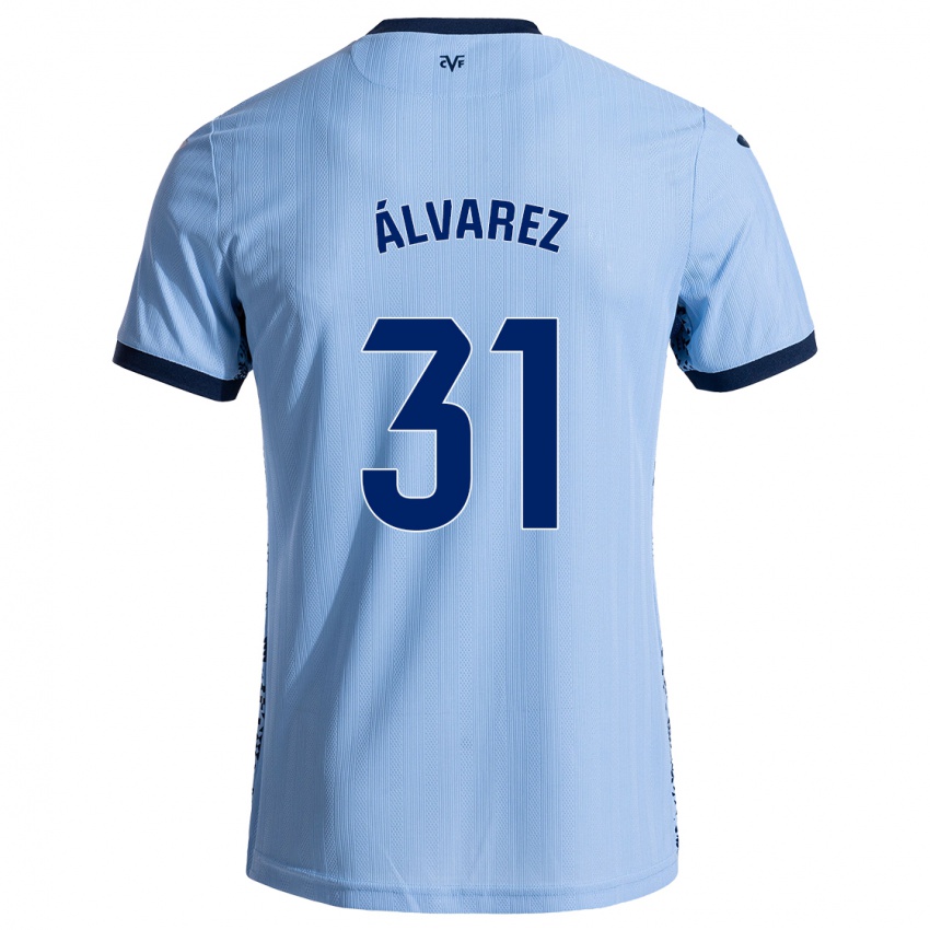 Herren Iker Álvarez #31 Himmelblau Auswärtstrikot Trikot 2024/25 T-Shirt