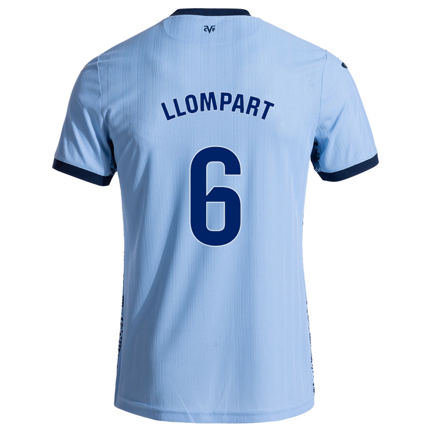 Herren María Llompart #6 Himmelblau Auswärtstrikot Trikot 2024/25 T-Shirt