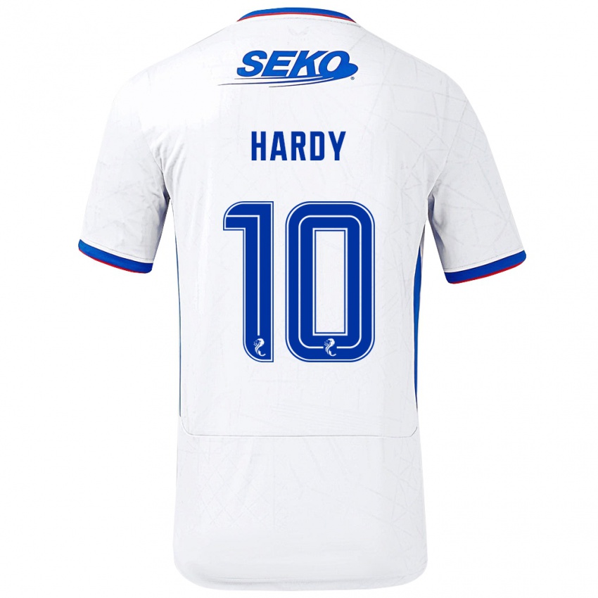 Herren Rio Hardy #10 Weiß Blau Auswärtstrikot Trikot 2024/25 T-Shirt